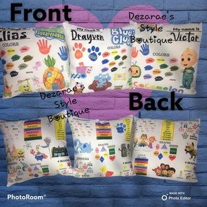 Personalized Learning pillows